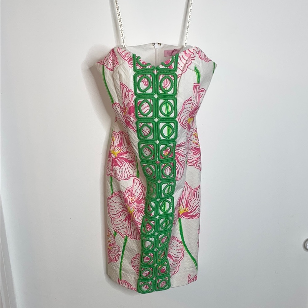 Lilly Pulitzer Pink Sundress Spaghetti Strap “Angela Dress”